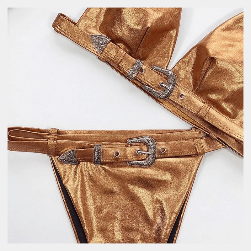 Madison Metallic Bikini Swimwear