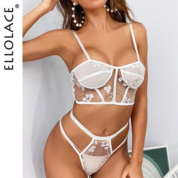 Lilliana Sheer Floral 2 Piece Set