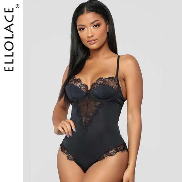 Sophia Hollow Lace Bodysuit